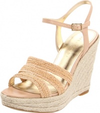 Ivanka Trump Women's Haspia Wedge Sandal,Natural Multi,8 M US