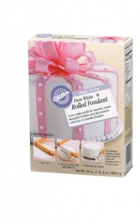 Wilton Pure White Rolled Fondant, 1-Pound 8-Ounce