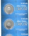 CR2032 Lithium Battery, Package of 5 (5 Packs 25 Batteries)