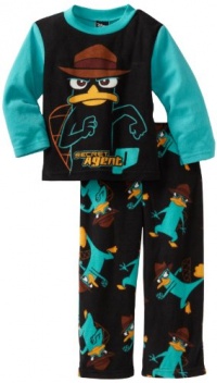 AME Sleepwear Boys Cannot See Phin 2 Piece Pajama Set, Multi, 8