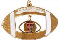 ChemArt Texas Tech Football Ornament