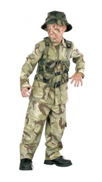 Delta Force Desert Army Gear Child Halloween Costume Size 4-6