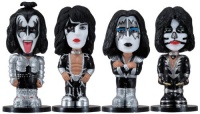 Funko Kiss: Mini Wacky Wobbler Set, 4 Pack