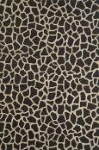 Liora Manne Seville Giraffe Hand Tufted Rug, 5 by 8-Feet, Black