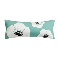 Echo Pop Poppy Decorative Pillow - Beryl Green - 10x25