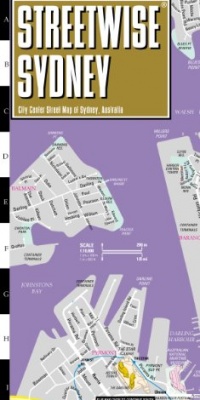 Streetwise Sydney Map - Laminated City Center Street Map of Sydney, Australia