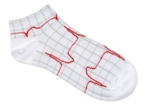 Prestige Medical 377-hrb Heartbeat Nurse Socks