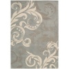 Nourison Contour Rug, Silver, 5' x 7' 6