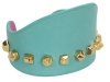 Vince Camuto Jewlery Mint Green Leather Studded Cuff Bracelet