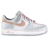 Nike Air Force 1 Youth Kids Girls Size 5 White Athletic Athletic Sneakers Shoes