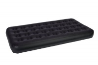 INTEX Twin Airbed Velvet Flocked Inflatable Bed Air Mattress & Built-In Pump