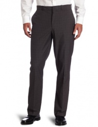 Perry Ellis Men's Slim Fit Prince Of Whales Plaid Pant