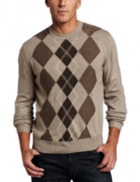 Dockers Men's Center Argyle Crew Sweater