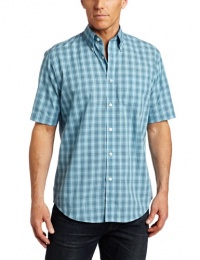 Van Heusen Men's CVC Wrinkle Free Plaid Shirt