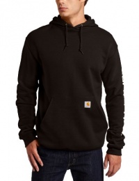 Carhartt Men's Midweight Hooded Logo-Sleeve Sweatshirt