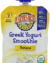 Earth's Best Organic Banana Greek Yogurt Smoothie, 3.1 Ounce Pouches (Pack of 12)