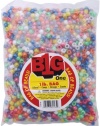 One Bag of 1 Lb Darice Pony Beads 9mm Pearlized Multi