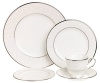 Lenox Opal Innocence Platinum-Banded Bone China 20-Piece Dinnerware Set, Service for 4