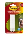 Command Narrow Picture Hanging Strips, White, 4-Strip