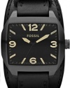 Fossil Roland JR1386 Leather Watch - Black