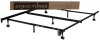 STRUCTURES by Malouf Heavy Duty 7-Leg LINENSPA Adjustable Metal Bed Frame with Center Support and Rug Rollers - (Queen, Full XL, Full, Twin XL, Twin)