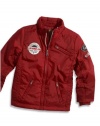 GUESS Little Boy Moto Jacket, RED (5/6)