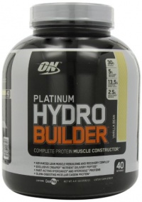 Optimum Nutrition Platinum Hydrobuilder, Vanilla Bean , 4.41-Pounds