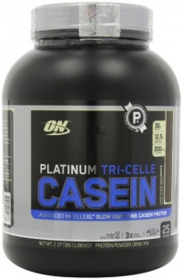 Optimum Nutrition Platinum Tri-Celle Casein, Chocolate Decadence, 2.37 Pound