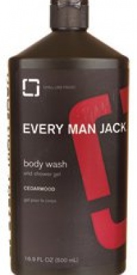 Every Man Jack Cedarwood Body Wash and Shower Gel-16.9, oz.