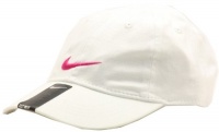 Nike Girls 2T-4T Swoosh Cap (2/4T (One Size), White)