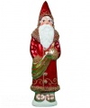 Vaillancourt Tall Red Coat Glimmer Santa