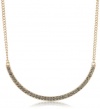 Kenneth Cole New York Modern Tanzanite Pave Crescent Necklace, 20