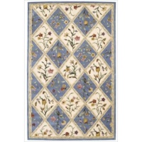 JULIAN Area Rug JL50IVB - IVORY/BLUE