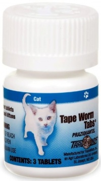 Tape Worms Tabs for cats