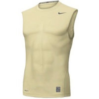 Nike Pro Combat Men's Sleeveless Crew Compression Fit Shirt