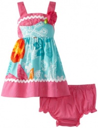 Sweet Heart Rose Baby-Girls Infant Printed Sundress, Multi-Colored, 18