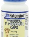 Life Extension Pyridoxal 5-Phosphate 100 Mg Vegetarian Capsules, 60-Count