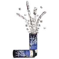 New Year Confetti Bursts (silver) Party Accessory  (1 count)