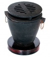 Update International HG-35/CI Cast Iron with Wood Base Hibachi Set