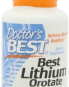 Doctor's Best Best Lithium Orotate (5mg), 200-Count