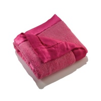 Elegant Baby Plush Microfiber Blankie - Hot Pink