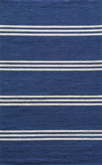 Area Rug 2x3 Rectangle Indoor/Outdoor Maritime Blue Color - Momeni Veranda Rug from RugPal