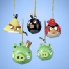 Angry Birds 1.75 Resin 5 Piece Ornament Set