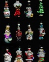 Avon Set of 12 Holiday Glass Ornaments