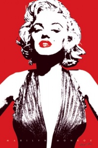 Marilyn Monroe-Red, Movie Poster Print, 24 by 36-Inch