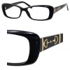 Gucci 3541 Eyeglasses (5000000) Black Crystal, 53 mm