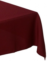 Bardwil Cobblestone 52-inch By 70-inch Oblong / Rectangle Tablecloth, Burgundy