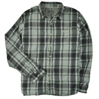 Converse Black Canvas Men's Plaid Woven Shirt