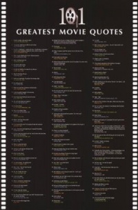 Movie Quotes Poster Print, 24x36 Collections Poster Print, 24x36