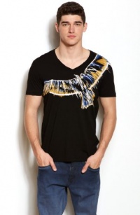 Armani Exchange Mens Shaded Eagle Tee